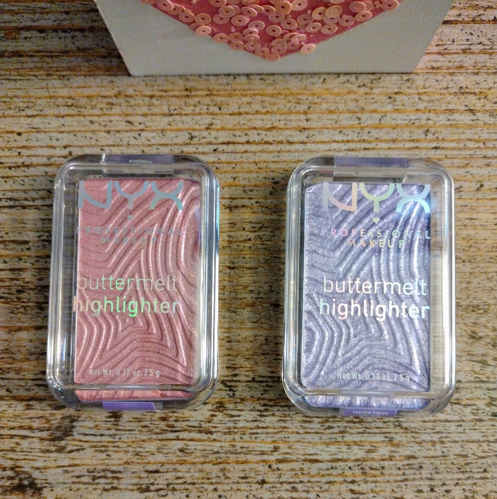 NYX Buttermelt Highlighter Set in Pink/Purple ✨ (New)